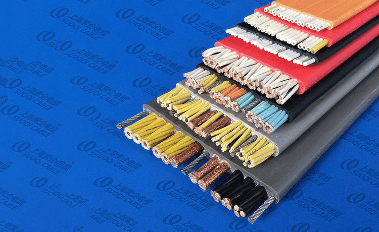 Crane flat cable